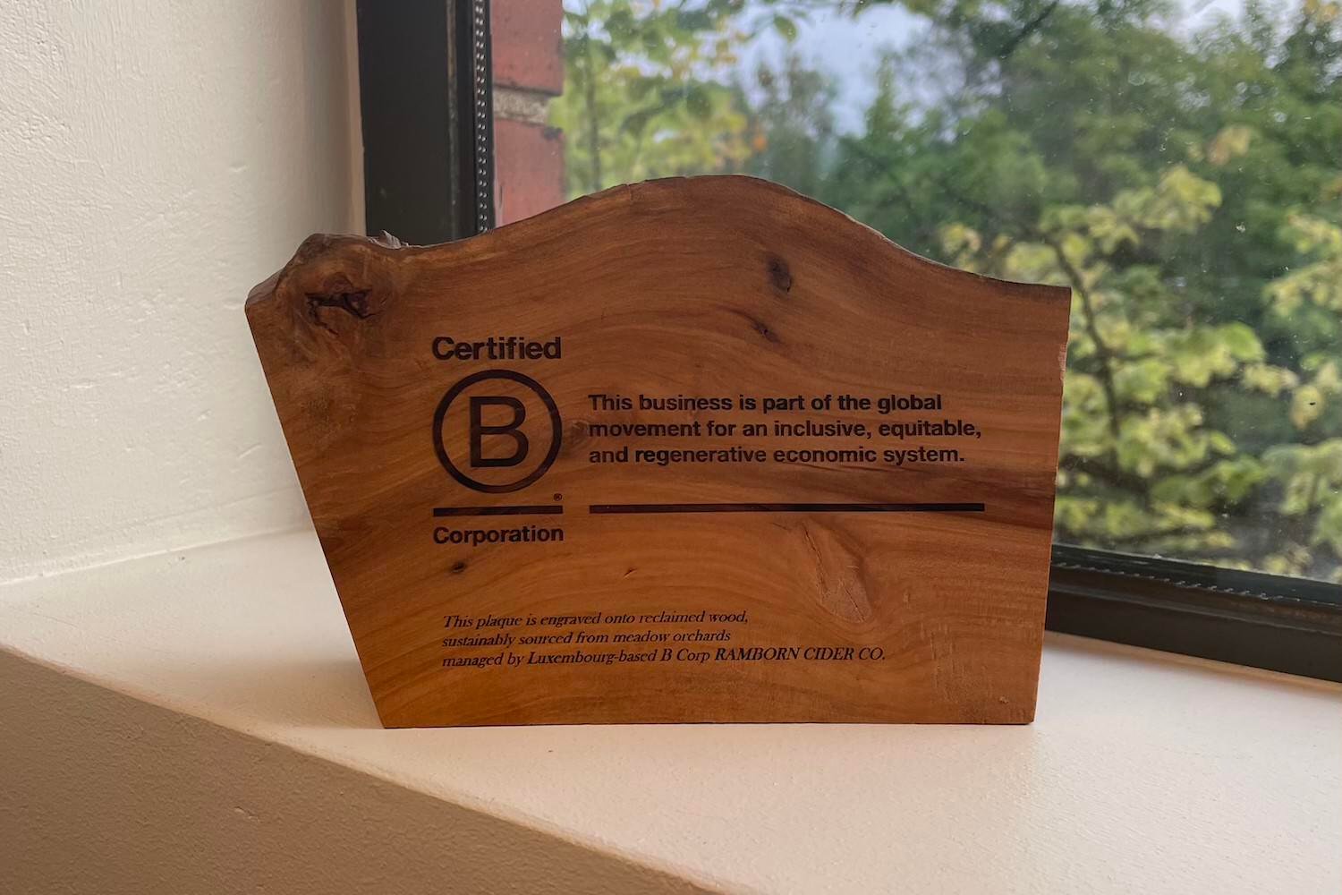 B Corp certificaat